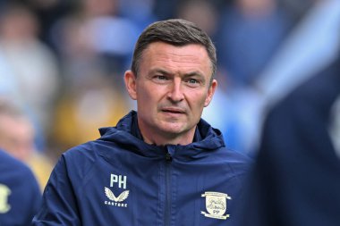 Paul Heckingbottom manager of Preston North End ahead of the Sky Bet Championship match Preston North End vs Blackburn Rovers at Deepdale, Preston, United Kingdom, 22nd September 2024 clipart