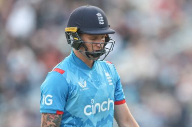 İngiltere 'den Brydon Carse, Headingley Cricket Ground, Leeds, Birleşik Krallık, 21 Eylül 2024' te 1.