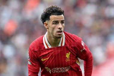 Liverpool 'dan Curtis Jones 21 Eylül 2024' te İngiltere 'nin Liverpool kentinde oynanan Liverpool Bournemouth maçında