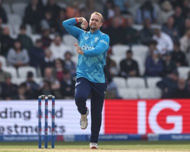 İngiltere 'den Liam Livingstone, Headingley Cricket Ground, Leeds, Birleşik Krallık, 21 Eylül 2024' te 1.