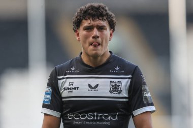 Hull FC 'den Lewis Martin 27. Betfred Süper Lig karşılaşmasında Hull FC, Catalans Dragons' a karşı MKM Stadyumu, Hull, Birleşik Krallık 'ta 21 Eylül 2024