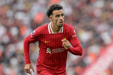Liverpool 'dan Curtis Jones 21 Eylül 2024' te İngiltere 'nin Liverpool kentinde oynanan Liverpool Bournemouth maçında