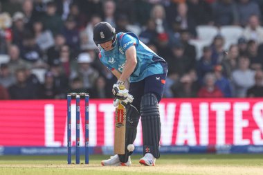 İngiltere 'den Harry Brook, Headingley Cricket Ground, Leeds, Birleşik Krallık, 21 Eylül 2024' te Avustralya 'ya karşı oynanan 2.