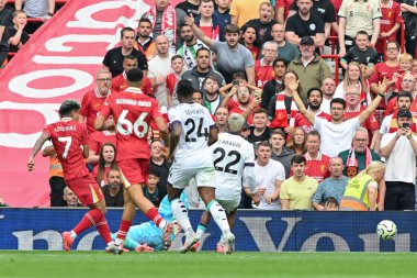 Liverpool 'dan Luis Daz, 21 Eylül 2024' te İngiltere 'nin Liverpool kentinde oynanan Premier League maçında Liverpool' a karşı Bournemouth maçında 2-0 yenilerek gol attı.