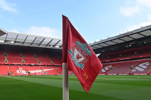 Anfield 'in Anfield, Liverpool, Liverpool, İngiltere' de 21 Eylül 2024 tarihinde oynanan Premier League maçı öncesinde Bournemouth maçına genel bir bakış.