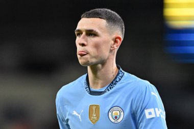 Manchester City 'den Phil Foden, 24 Eylül 2024 tarihinde Etihad Stadyumu' nda oynanan Carabao Kupası karşılaşmasında Manchester City ile Watford karşı karşıya geldi.