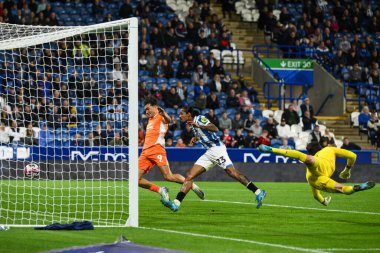 Blackpool takımından Kyle Joseph 24 Eylül 2024 'te John Smith Stadyumu' nda oynanan Huddersfield Town-Blackpool maçında 0-1 berabere kaldı.