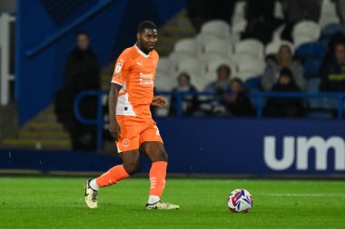 Blackpoolin takımından Odel Offiah 24 Eylül 2024 'te John Smith Stadyumu' nda oynanan Huddersfield Town-Blackpool maçında