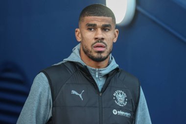 Blackpool takımından Ashley Fletcher 24 Eylül 2024 'te John Smith' in stadyumunda oynanan Huddersfield Town-Blackpool maçında sahaya çıktı.