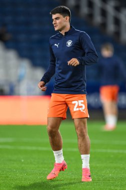 Blackpool 'dan Rob Apter 24 Eylül 2024' te İngiltere 'nin Huddersfield Stadyumu' nda oynanan Sky Bet 1 maçı öncesinde oynanan hazırlık maçında Huddersfield Town, Blackpool 'a karşı.
