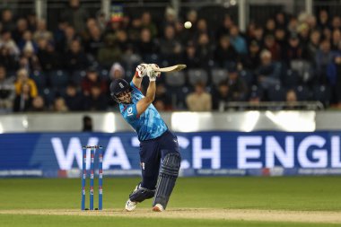 İngiltere 'den Liam Livingstone, 24 Eylül 2024' te İngiltere 'nin Avustralya' ya karşı oynadığı The Seat Unique Riverside, Chester-le-street maçında 4 puan aldı.