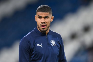 Blackpool 'dan Ashley Fletcher 24 Eylül 2024' te İngiltere 'nin Huddersfield Stadyumu' nda oynanan Sky Bet 1 karşılaşmasında Huddersfield Town, Blackpool 'a karşı oynanacak maç öncesi ısınma maçında...