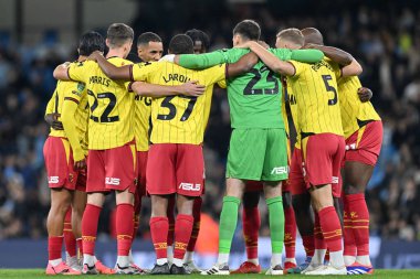 Watford, 24 Eylül 2024 'te Etihad Stadyumu' nda oynanan Manchester City-Watford Carabao Kupası karşılaşması öncesinde bir araya geldi.