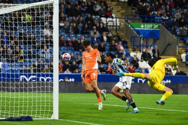 Blackpool takımından Kyle Joseph 24 Eylül 2024 'te John Smith Stadyumu' nda oynanan Huddersfield Town-Blackpool maçında 0-1 berabere kaldı.