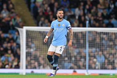 Manchester City 'den Kyle Walker, 24 Eylül 2024' te Etihad Stadyumu 'nda oynanan Carabao Kupası maçında Manchester City ile Watford karşı karşıya geldi.
