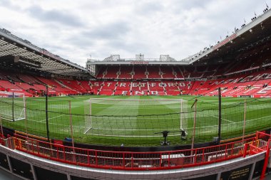 Old Trafford 'un Premier Lig maçı sırasında Manchester United' a karşı Tottenham Hotspur maçının 29 Eylül 202 'de Old Trafford, Manchester, İngiltere' de genel görünümü