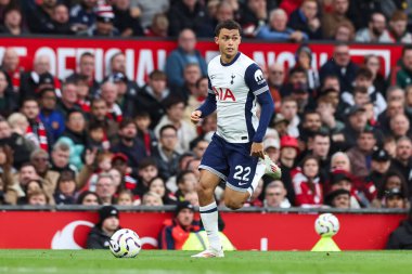 Tottenham Hotspur 'dan Brennan Johnson, Manchester United' ın Tottenham Hotspur 'a karşı 29 Eylül 202' de oynadığı Premier Lig karşılaşmasında topla bir çıkış yaptı.
