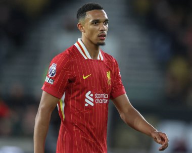 Liverpool 'dan Trent Alexander-Arnold Premier League maçı sırasında Wolverhampton Wanderers Liverpool' a karşı Molineux, Wolverhampton, Birleşik Krallık, 28 Eylül 2024
