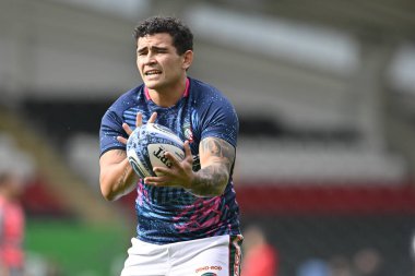 Leicester Tigers 'dan Izaia PERESE Gallagher Premiership maçında Leicester Tigers - Bath Rugby maçı sırasında Welford Road, Leicester, Birleşik Krallık, 29 Eylül 2024