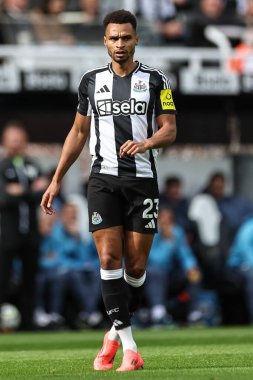 Newcastle United 'dan Jacob Murphy Premier League maçı sırasında Newcastle United, Manchester City' ye karşı St. James 's Park, Newcastle, İngiltere, 28 Eylül 2024