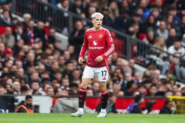 Manchester United 'ın Manchester United ile Tottenham Hotspur arasındaki Premier League maçında Alejandro Garnacho, Old Trafford, Manchester, Birleşik Krallık' ta 29 Eylül 2024
