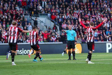 Brentford Premier Lig karşılaşmasında penaltı için başvurdu Brentford - West Ham United, The Gtech Community Stadyumu, Londra, Birleşik Krallık, 28 Eylül 2024