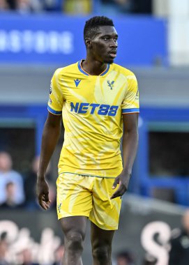 Ismala Sarr of Crystal Palace during the Premier League match Everton vs Crystal Palace at Goodison Park, Liverpool, United Kingdom, 28th September 2024 clipart