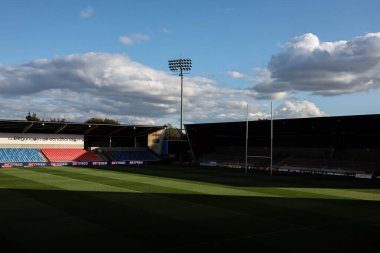 A general view of the Salford Community Stadium during the Betfred Super League play-off Eliminator 1 Salford Red Devils v Leigh Leopards at Salford Community Stadium, Eccles, United Kingdom, 27th September 2024 clipart