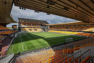 Molineux 'nun Premier Lig maçındaki genel görüşüne göre Wolverhampton Wanderers, Liverpool' a karşı Molineux, Wolverhampton, Birleşik Krallık, 28 Eylül 2024