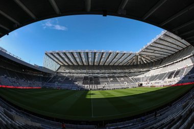 Premier Lig maçı sırasında St James Park 'ın genel görünümü Newcastle United ile Manchester City arasındaki St. James' s Park, Newcastle, İngiltere, 28 Eylül 2024