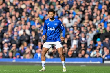 Everton 'dan Iliman Ndiaye Premier Lig maçı sırasında 28 Eylül 2024' te İngiltere 'nin Liverpool kentinde Goodison Park' ta Everton, Crystal Palace 'a karşı.