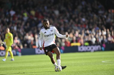 Fulham FC 'den Adama TRAORE Premier League maçı sırasında Nottingham Forest' a karşı Fulham City Ground, Nottingham, Birleşik Krallık, 28 Eylül 2024