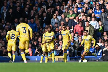 Crystal Palace 'dan Marc Guhi, 28 Eylül 2024' te İngiltere 'nin Liverpool kenti Goodison Park' ta oynanan Premier League maçı sırasında Crystal Palace 'a 0-1 kazandıracak bir gol attı.
