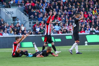 Brentford Premier Lig karşılaşmasında penaltı için başvurdu Brentford - West Ham United, The Gtech Community Stadyumu, Londra, Birleşik Krallık, 28 Eylül 2024