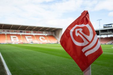 Bloomfield Road 'un içinde, Blackpool' un evi, Blackpool 'un karşısındaki Blackpool maçı, Blackpool' da Burton Albion 'a karşı 28 Eylül 2024' te oynanan Bloomfield Road, Blackpool maçı.