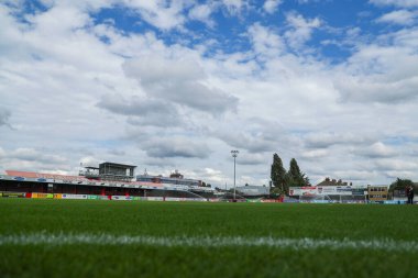 The Chigwell İnşaat Stadyumu 'nun WFA Kadınlar Süper Ligi maçından önceki genel görüntüsü West Ham United Women vs Liverpool Women - Chigwell İnşaat Stadyumu, Londra, Birleşik Krallık, 29 Eylül 2024