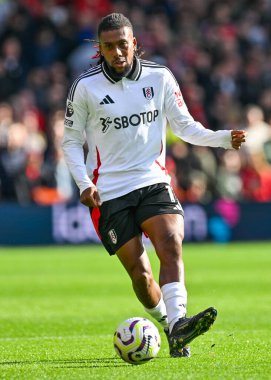 Fulham FC 'den Adama TRAORE Premier League maçı sırasında Nottingham Forest' a karşı Fulham City Ground, Nottingham, Birleşik Krallık, 28 Eylül 2024