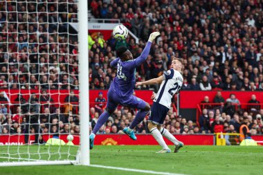 Dejan Kulusevski of Tottenham Hotspur scores to make it 0-2 during the Premier League match Manchester United vs Tottenham Hotspur at Old Trafford, Manchester, United Kingdom, 29th September 2024 clipart