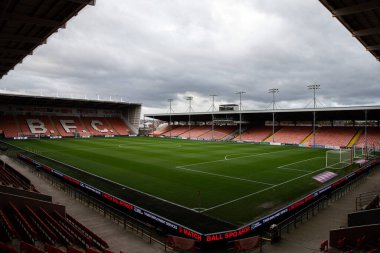 A general view inside of Bloomfield Road, home of Blackpool ahead of the Sky Bet League 1 match Blackpool vs Lincoln City at Bloomfield Road, Blackpool, United Kingdom, 1st October 2024 clipart