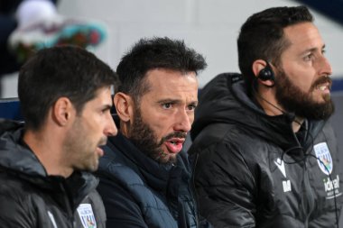 West Bromwich Albion 'un Carlos Corbern Menajeri, West Bromwich Albion maçından önce West Bromwich Albion, Middlesbrough' a karşı The Hawthorns, West Bromwich, İngiltere, 1 Ekim 2024
