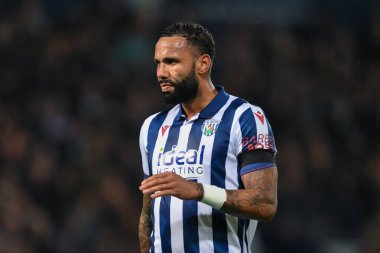 West Bromwich Albion 'dan Kyle Bartley Sky Bet Şampiyonası maçı sırasında West Bromwich Albion, Middlesbrough' a karşı The Hawthorns, West Bromwich, İngiltere, 1 Ekim 2024