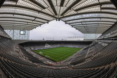 St James Park 'ın genel görünümü Carabao Kupası 3. Raunt Newcastle United' ın AFC Wimbledon 'a karşı St. James' s Park, Newcastle, 1 Ekim 2024