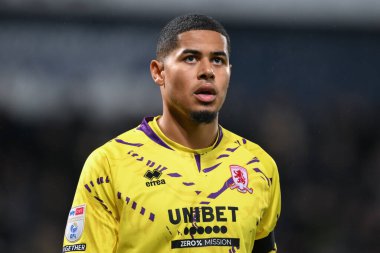 Middlesbrough 'dan Seny Dieng, West Bromwich Albion' a karşı The Hawthorns, West Bromwich, İngiltere, 1 Ekim 2024