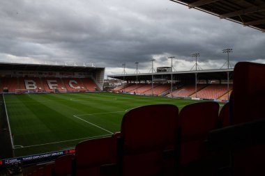 Bloomfield Road 'un içinde, Blackpool' un evi Sky Bet 1 'in karşısında Blackpool, Lincoln City' e karşı Bloomfield Road, Blackpool, 1 Ekim 2024