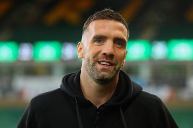 Norwich City 'den Shane Duffy, 1 Ekim 2024' te Norwich City - Leeds United maçından önce Carrow Road 'a geldi.