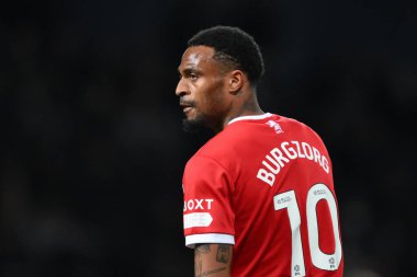 Middlesbrough takımından Delano Burgzorg, West Bromwich Albion 'un Middlesbrough' a karşı oynadığı 1 Ekim 2024 'te The Hawthorns, West Bromwich, İngiltere