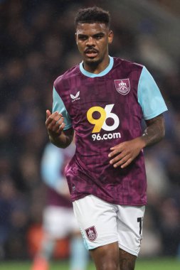 Burnley 'li Lyle Foster Sky Bet Şampiyonası maçında Burnley, Burnley' e karşı Turf Moor, Burnley, İngiltere, 1 Ekim 2024