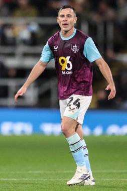 Burnley 'den Josh Cullen Sky Bet Şampiyonası maçında Burnley, Burnley' e karşı Turf Moor, Burnley, İngiltere, 1 Ekim 2024