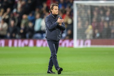 Burnley Sky Bet Şampiyonası 'nda Scott Parker' ın teknik direktörü Burnley, Burnley 'e karşı Turf Moor, Burnley, İngiltere, 1 Ekim 2024