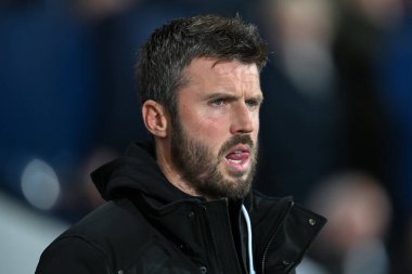 Middlesbrough 'un Michael Carrick Menajeri Sky Bet Şampiyonası öncesinde West Bromwich Albion, Middlesbrough' a karşı The Hawthorns, West Bromwich, İngiltere, 1 Ekim 2024